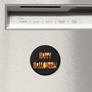Halloween Squash Text Magnet
