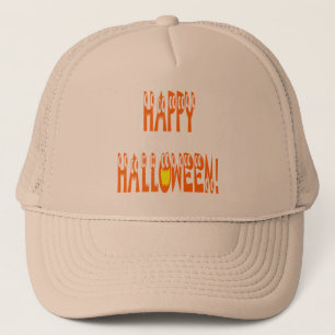 Halloween Squash Text Truckerkappe