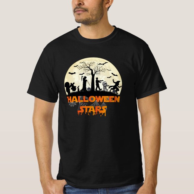 Halloween Stars 1 - Außerirdischen Celebrate T-Shirt (Vorderseite)