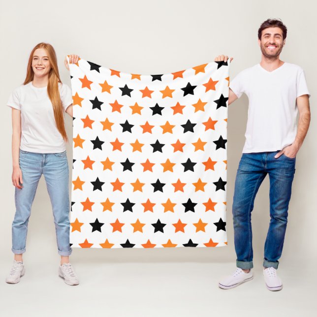 Halloween Stars Fleece Blanket (Beispiel)