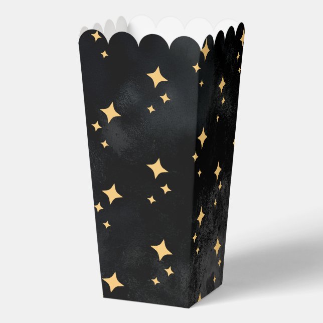 Halloween Stars Popcorn Geschenkschachtel (Rückseite)