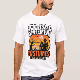 Halloween Statement Kostüme Vintage T-Shirt Design