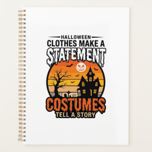 Halloween Statement-Kostüme Vintage T-Shirt Design Planer