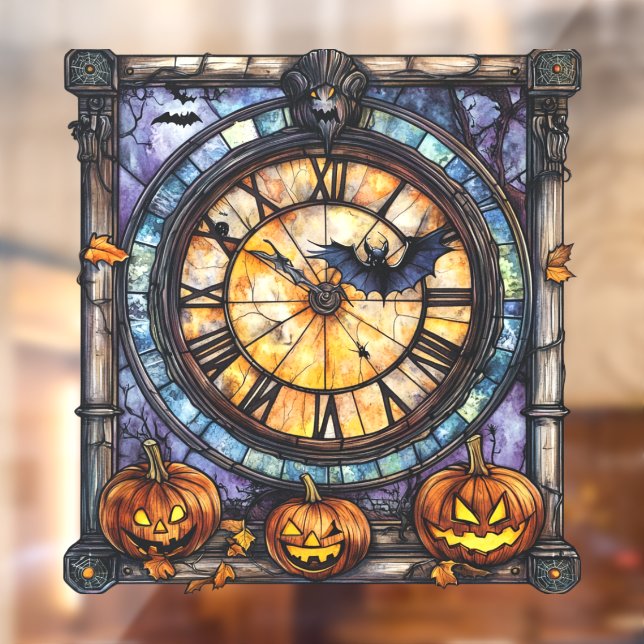 Halloween-Steampunk-Fensterheber Fensteraufkleber (Blatt 2)