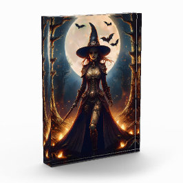 Halloween Steampunk Forest Hexe Fotoblock