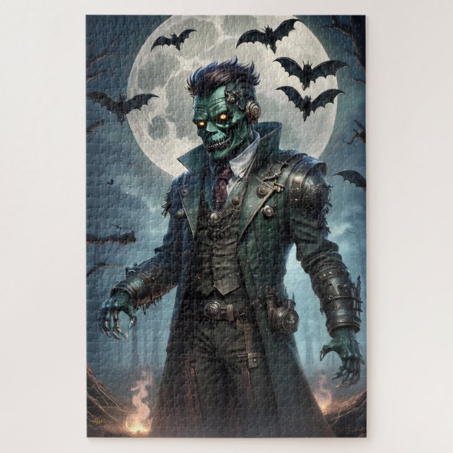 Halloween Steampunk Frankensteins Monster (Vertikal)
