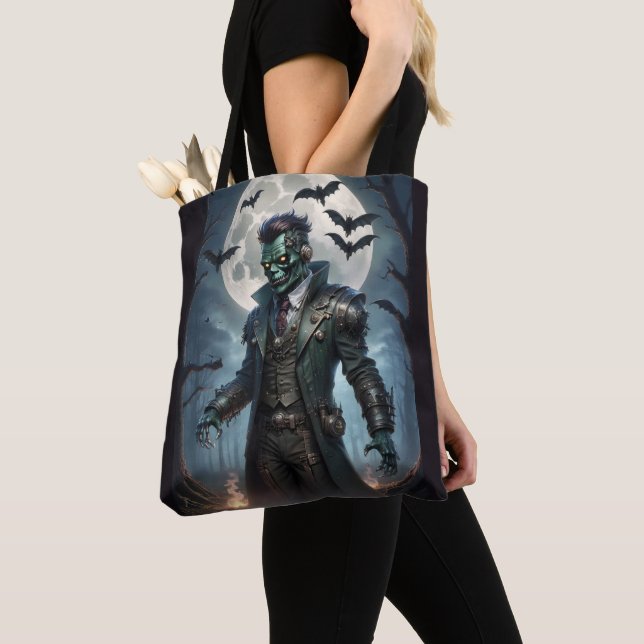 Halloween Steampunk Frankensteins Monster Tasche (Von Nahem)