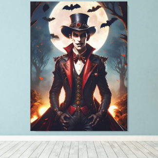 Halloween Steampunk Gothic Zombie Vampir Leinwanddruck
