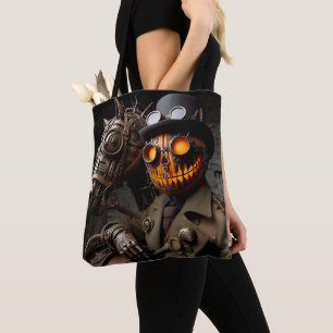 Halloween Steampunk Jack-O-Lantern Horseman Tasche