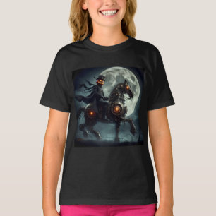 Halloween Steampunk Kopfloser Reiter T-Shirt
