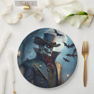 Halloween Steampunk Southern Gentleman Zombie Pappteller