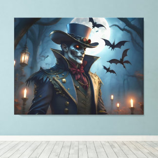 Halloween Steampunk Southern Gothic Zombie Leinwanddruck