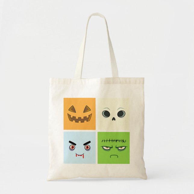 Halloween stellt gegenüber tragetasche (Vorne)
