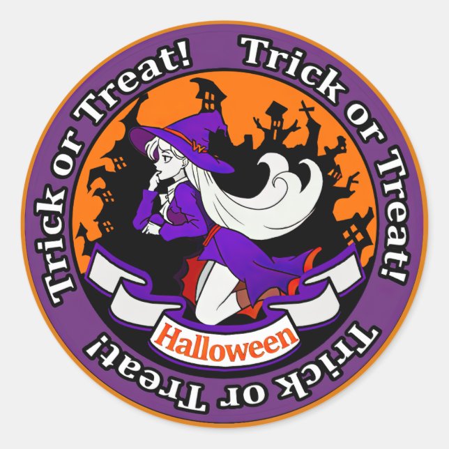 HALLOWEEN  sticker (Devant)