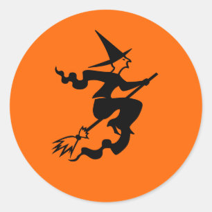 Halloween-Sticker Runder Aufkleber