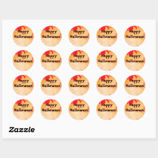Halloween-Sticker Runder Aufkleber