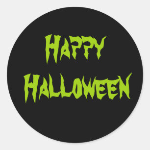 Halloween-Sticker Runder Aufkleber