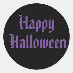Halloween-Sticker Runder Aufkleber
