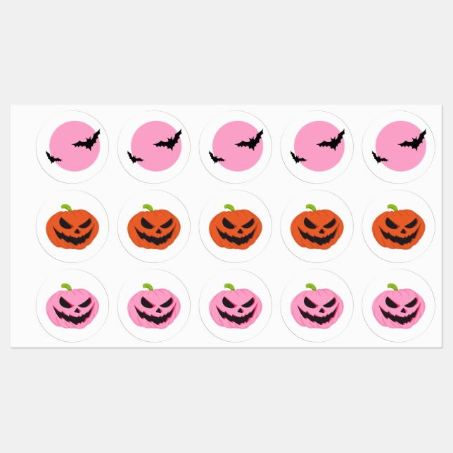 Halloween Stickers (Feuille)