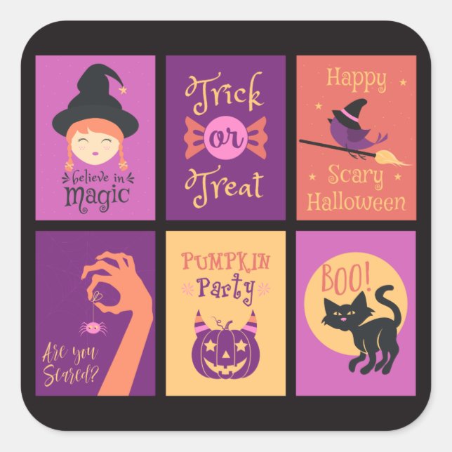 Halloween Stickers (Vorderseite)