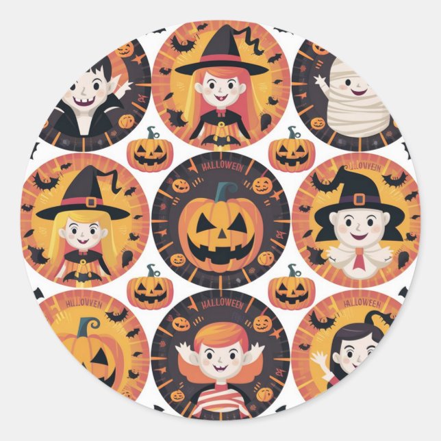 Halloween Stickers (Vorderseite)