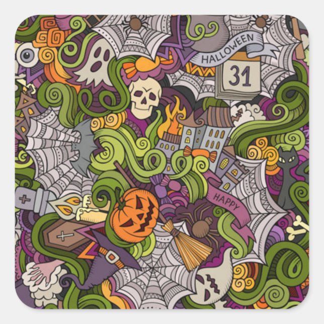 Halloween Stickers (Vorderseite)