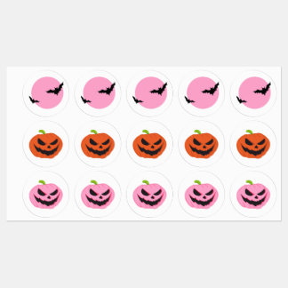 Halloween Stickers Etiketten