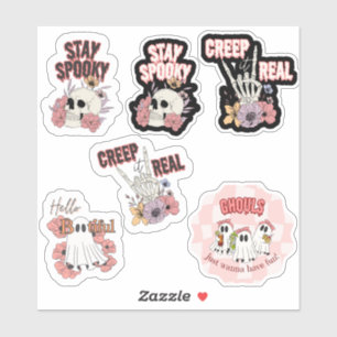 Halloween Stickers Sheet Aufkleber