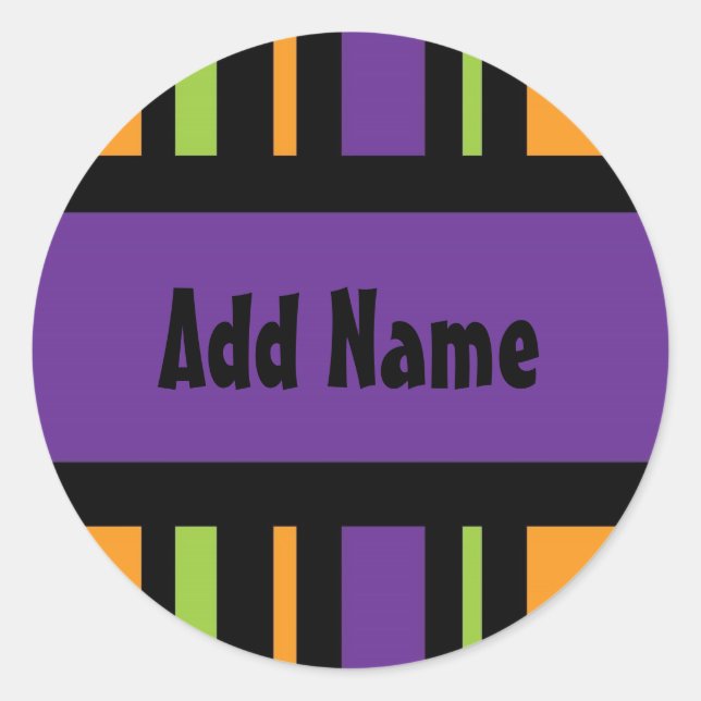 Halloween-Stift Runder Aufkleber (Vorderseite)