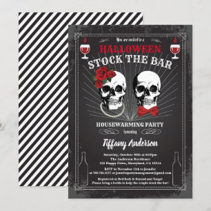 Halloween Stock Das Bar-Party Einladung
