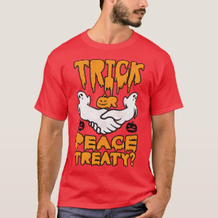 Halloween-Streich Friedensvertrag Pazifist Wahl Ko T-Shirt
