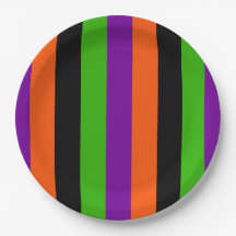 Halloween Streifen in klassischen Farben