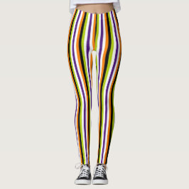 Halloween Strip-Leggings Leggings