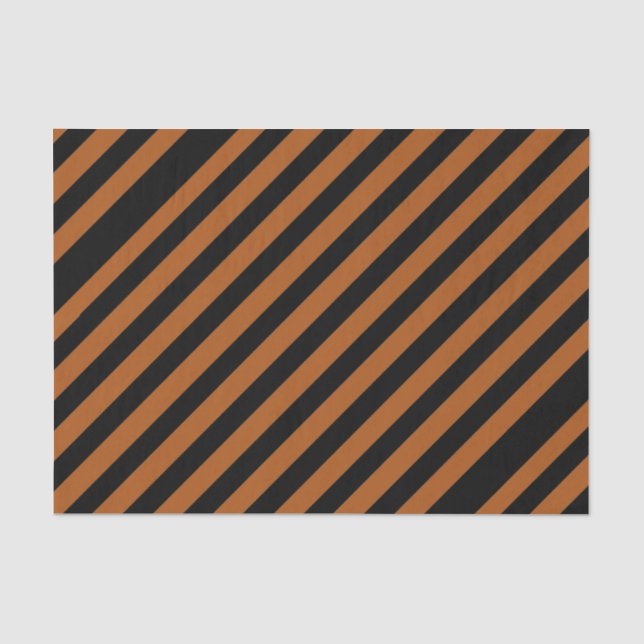 Halloween Stripes Seidenpapier (Vorderseite)