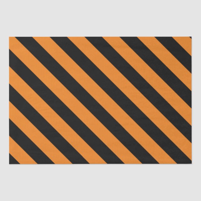 Halloween Stripes Seidenpapier (Vorderseite)