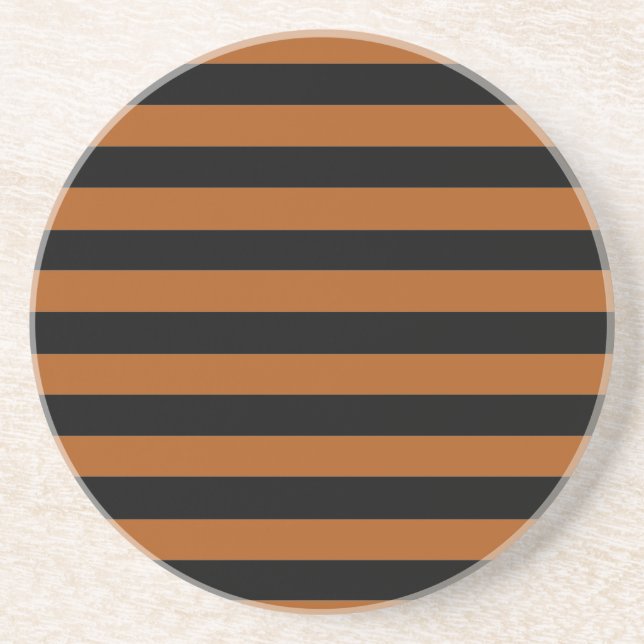 Halloween Stripes Untersetzer (Vorne)