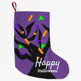 Halloween-Strumpf | Spooky Tree Sprinkles Kleiner Weihnachtsstrumpf