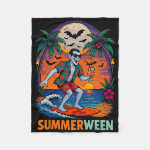 Halloween Summer Ween Dracula Costume Beach Party Fleecedecke