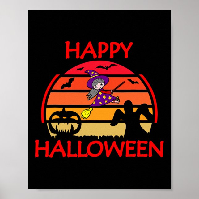 Halloween Sunset Poster (Vorne)