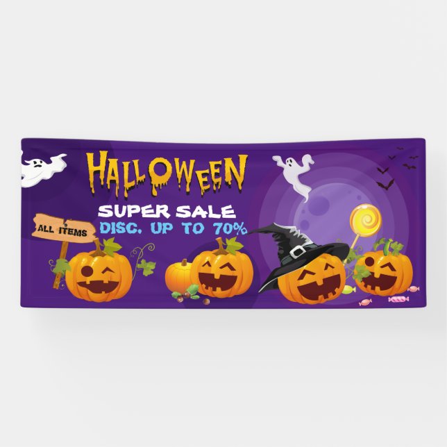 Halloween Superschmutzige Banner-Beförderung Banner (Horizontal)