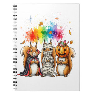 Halloween Süße Eichhörnchen Kostüm Notizblock