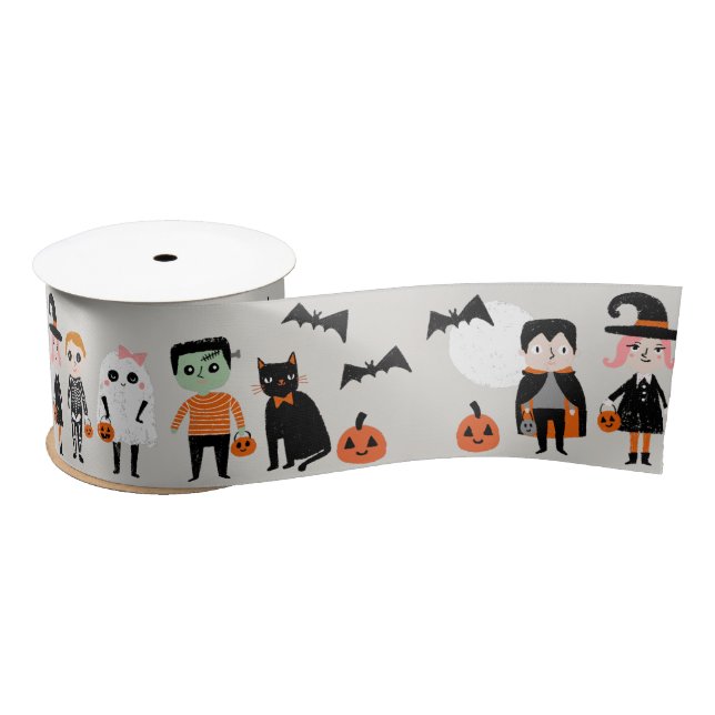 Halloween-süße Figuren Satinband (Spule)