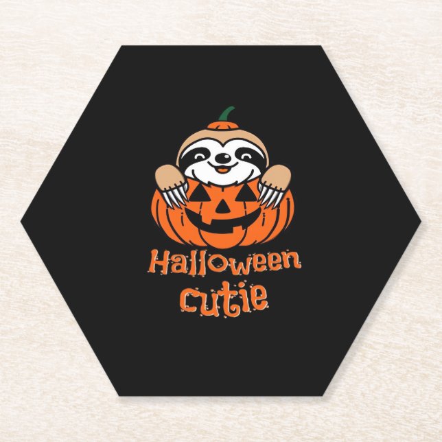 Halloween Süsse Sloth Essential T - Shirt Untersetzer (Vorderseite)