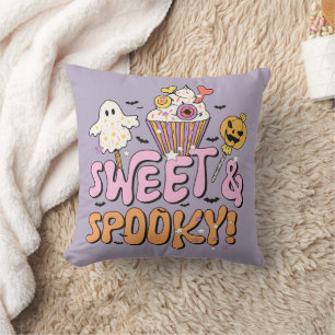 Halloween, süße und spöttische Geister und Pumpkin Kissen