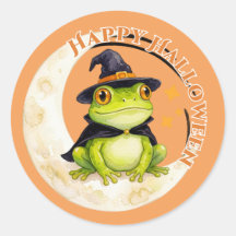 Halloween Süßer Frosch Kröte Hexe