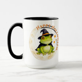 Halloween Süßer Frosch Kröte Hexe Tasse