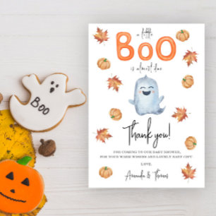 Halloween Süßer Geist Danke Baby Shower