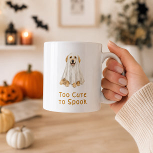 Halloween Süßer Geist Golden Retriever Kaffeetasse