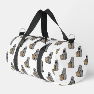 Halloween, Süßer Geist Grau, Süßes oder Saures, Bu Duffle Bag