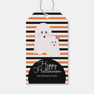 Halloween Süßer Geist Süßigkeiten oder Saures Geschenkanhänger